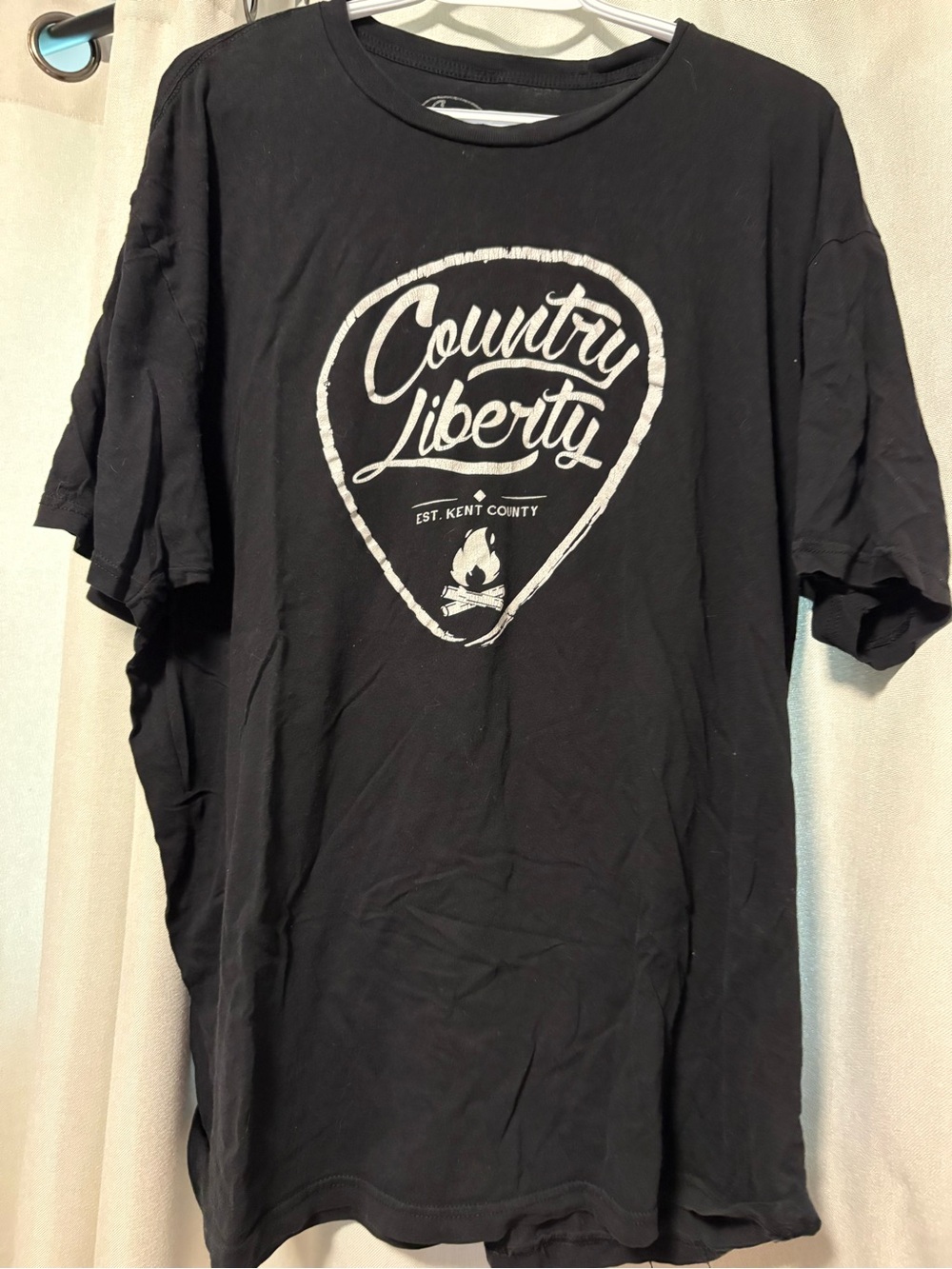 💙4/$10💙 Country liberty Black Short Sleeve Graphic Tee